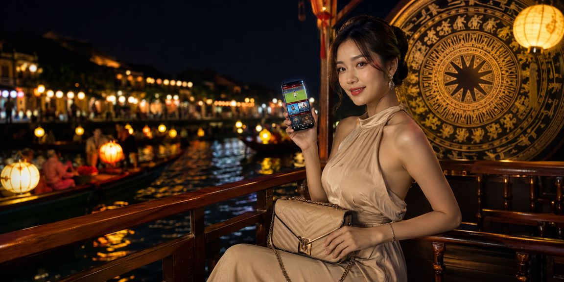 Người dùng Việt Nam theo dõi và đặt cược thể thao trực tuyến tại Hội An